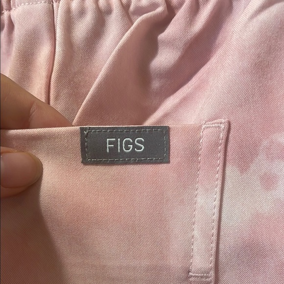 Womens New Figs High Waisted Zamora W Yoga Jogger Scrub Pants Marbled Rose 3XLP - Picture 10 of 11